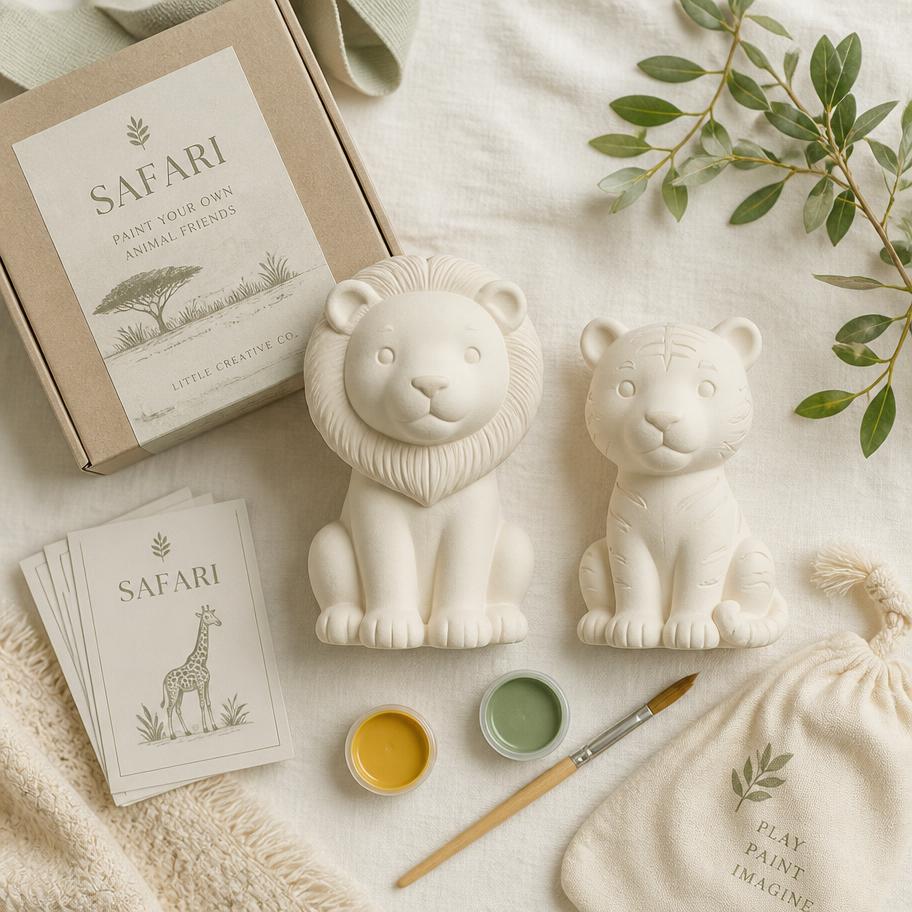 Roar! paint-your-own plaster kit