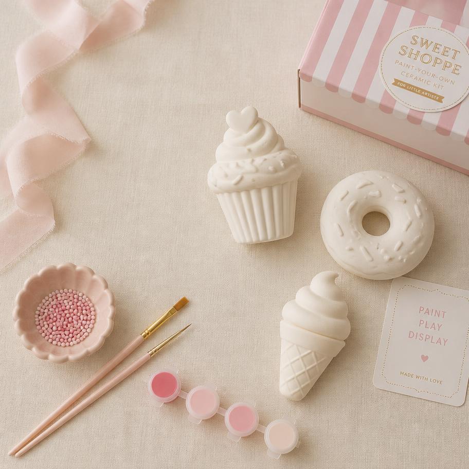 Sweet Shoppe paint-your-own plaster kit